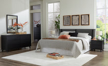 Load image into Gallery viewer, Danziar King Panel Headboard with Mirrored Dresser
