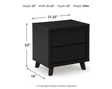 Load image into Gallery viewer, Danziar King Panel Headboard with Mirrored Dresser and 2 Nightstands
