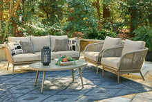 Load image into Gallery viewer, Swiss Valley Outdoor Sofa, Loveseat and 2 Lounge Chairs with Coffee Table
