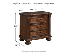 Load image into Gallery viewer, Lavinton Queen Poster Bed with Mirrored Dresser and Nightstand
