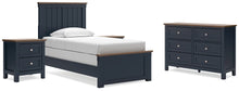 Load image into Gallery viewer, Landocken Twin Panel Bed with Dresser and 2 Nightstands
