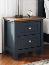 Load image into Gallery viewer, Landocken Queen Panel Bed with Mirrored Dresser and Nightstand
