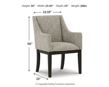 Load image into Gallery viewer, Burkhaus Dining UPH Arm Chair (2/CN)
