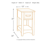 Load image into Gallery viewer, Breegin Chair Side End Table
