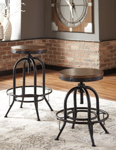 Load image into Gallery viewer, Valebeck Swivel Barstool (2/CN)
