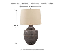 Load image into Gallery viewer, Olinger Metal Table Lamp (1/CN)
