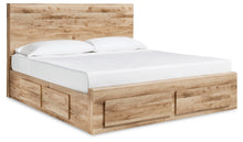 Load image into Gallery viewer, Hyanna Queen Panel Storage Bed with 2 Under Bed Storage Drawers
