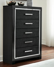 Load image into Gallery viewer, Kaydell Queen Panel Bed with Storage with Mirrored Dresser, Chest and 2 Nightstands
