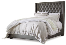 Load image into Gallery viewer, Coralayne California King Upholstered Bed with Mirrored Dresser, Chest and Nightstand
