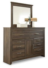 Load image into Gallery viewer, Juararo Queen Poster Headboard with Mirrored Dresser and Nightstand
