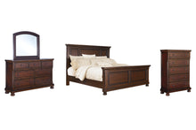 Load image into Gallery viewer, Porter  Panel Bed With Mirrored Dresser And Chest
