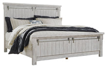 Load image into Gallery viewer, Brashland  Panel Bed With Mirrored Dresser And 2 Nightstands
