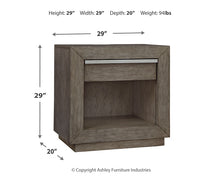 Load image into Gallery viewer, Anibecca One Drawer Night Stand
