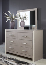 Load image into Gallery viewer, Surancha Queen/Full Panel Headboard with Mirrored Dresser, Chest and Nightstand
