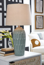 Load image into Gallery viewer, Hadbury Ceramic Table Lamp (2/CN)
